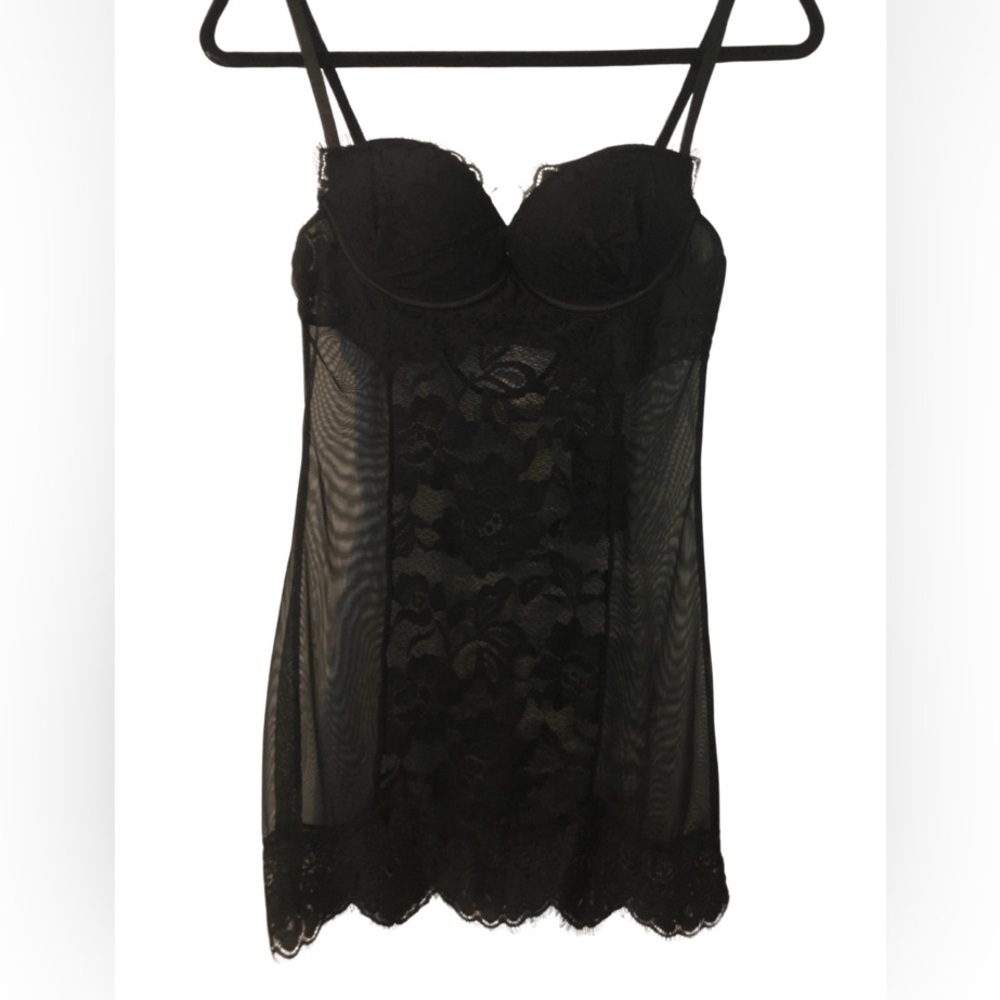 NWT__ Black Lace Chemise__NWT